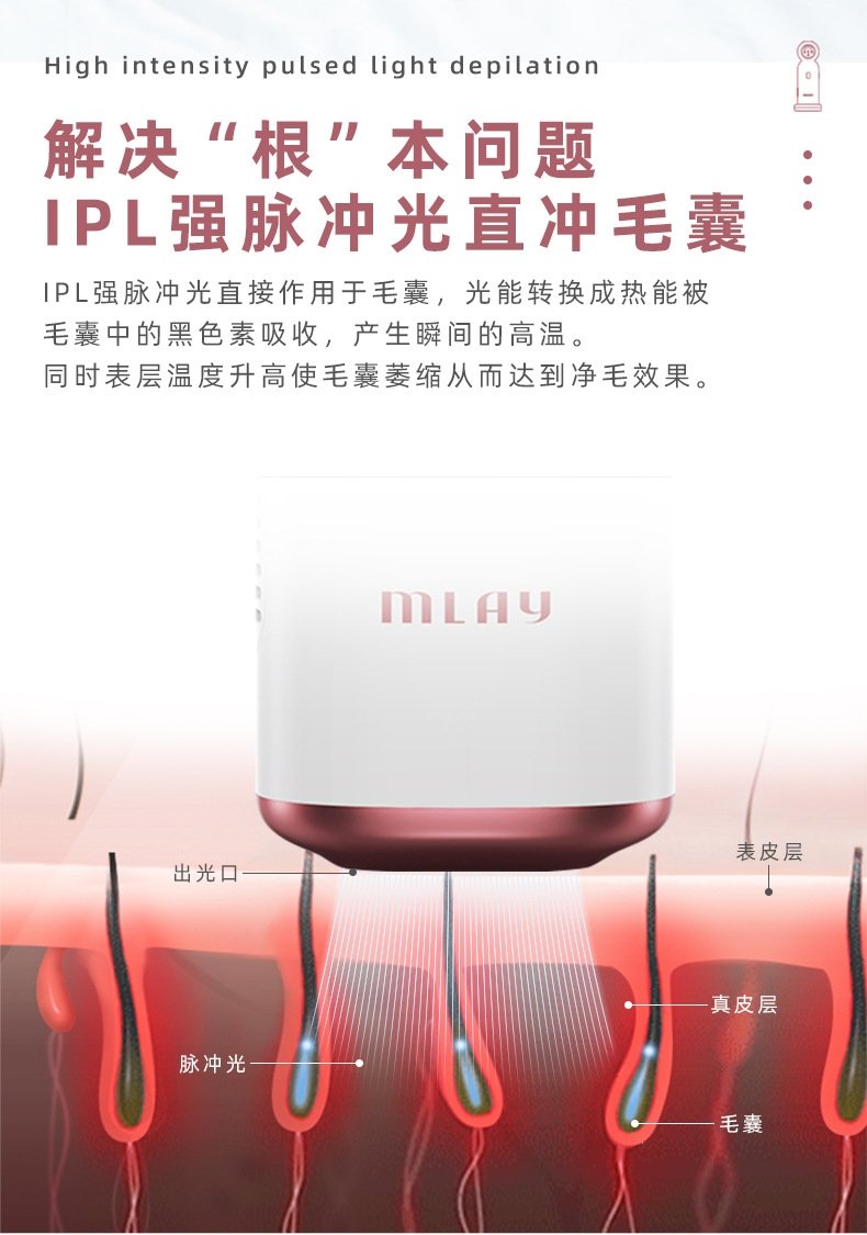 MLAY сапфировый аппарат для депиляции с функцией охлаждения оптом из Китая