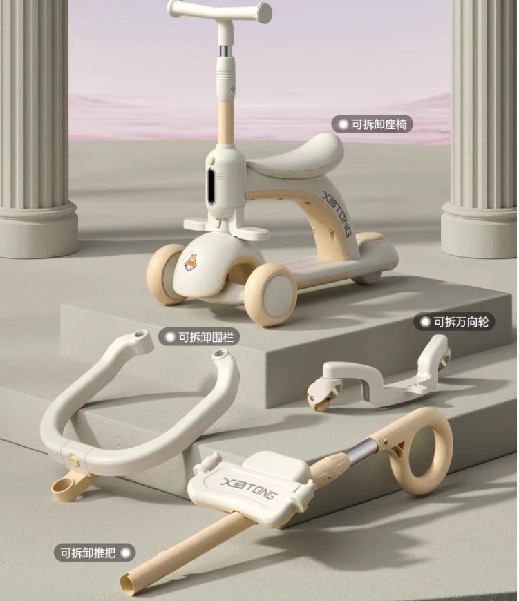 Детский трехколесный самокат оптом