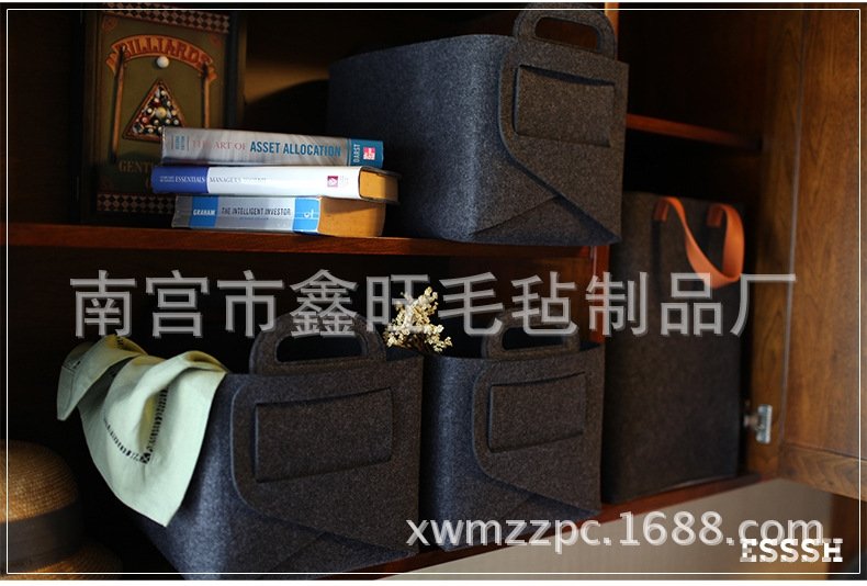 Многофункциональная складная корзина для хранения из войлока оптом