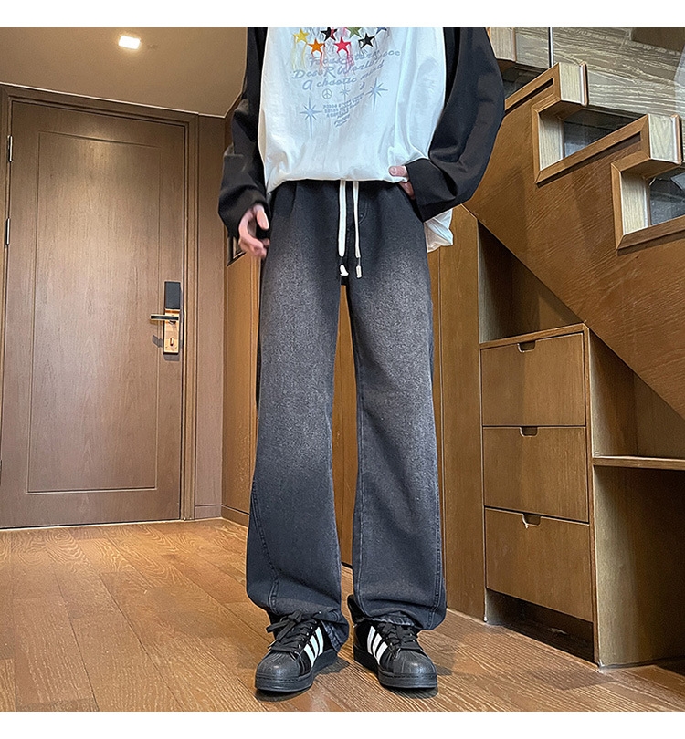 Джинсы мужские в стиле Хонконг весна оптом из Китая