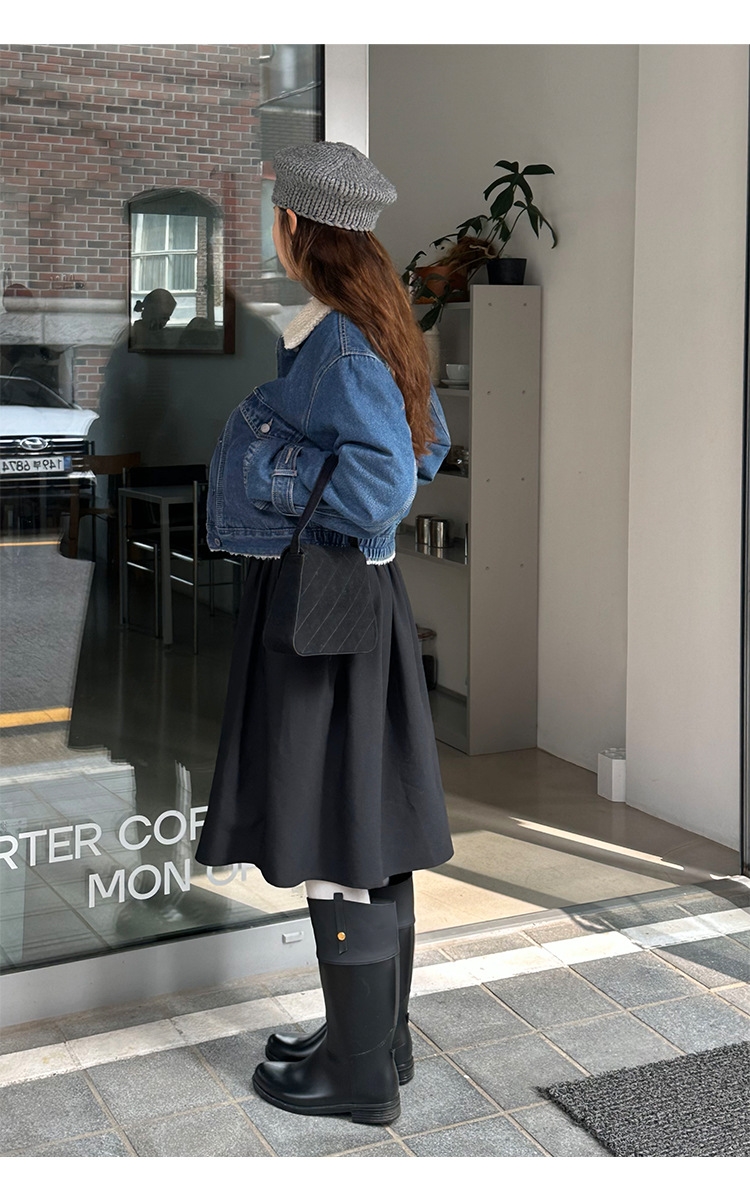 Женская зимняя юбка из вельвета оптом из Китая