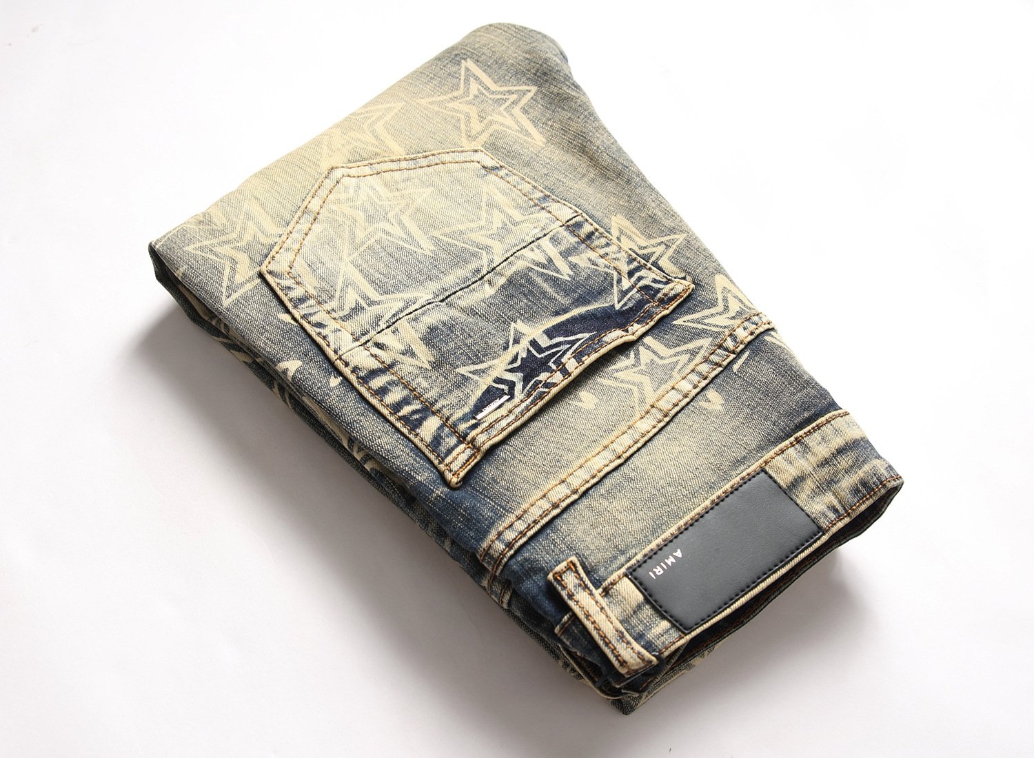 Мужские джинсы с вышивкой и принтом оптом из Китая