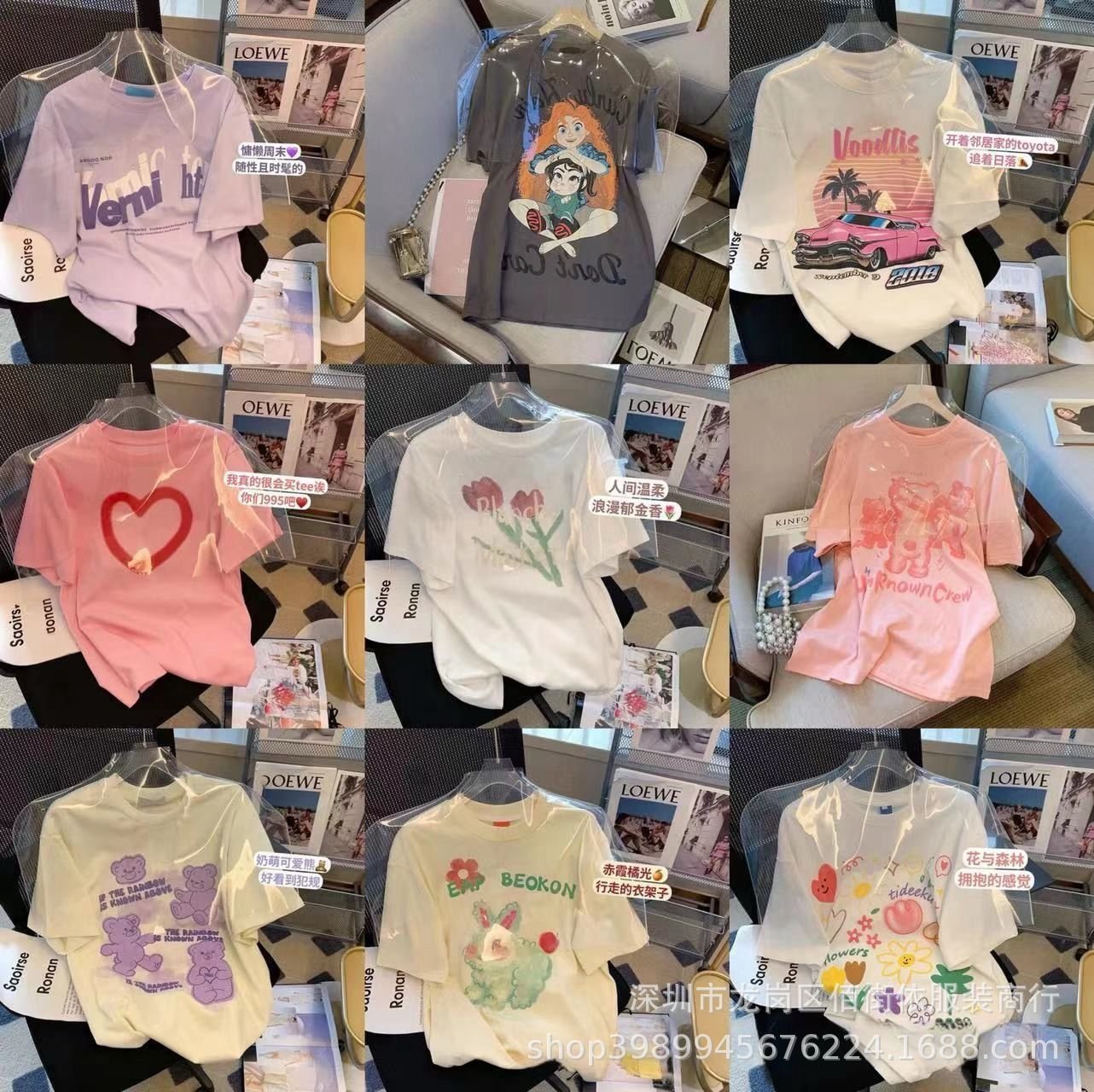 Женская футболка из чистого хлопка оптом