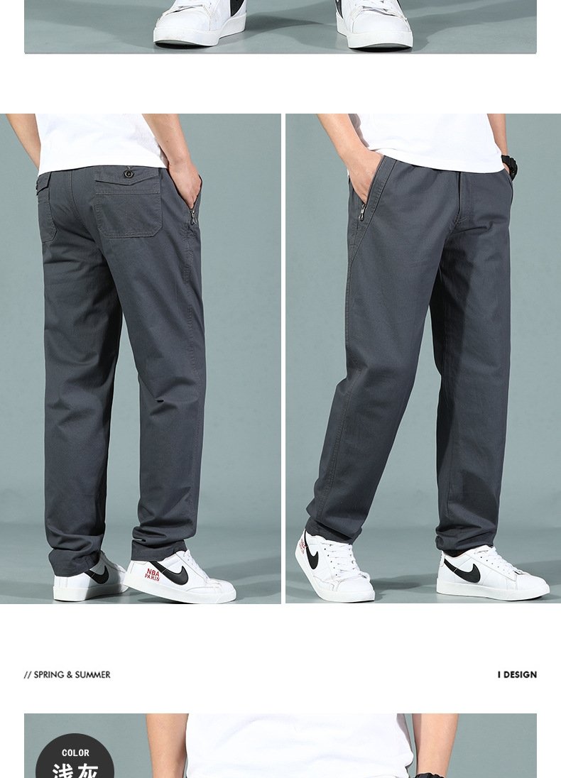 Мужские джинсы с карманами и застежкой-молнией оптом из Китая