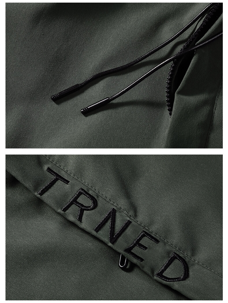 Мужская весенняя куртка с капюшоном оптом из Китая