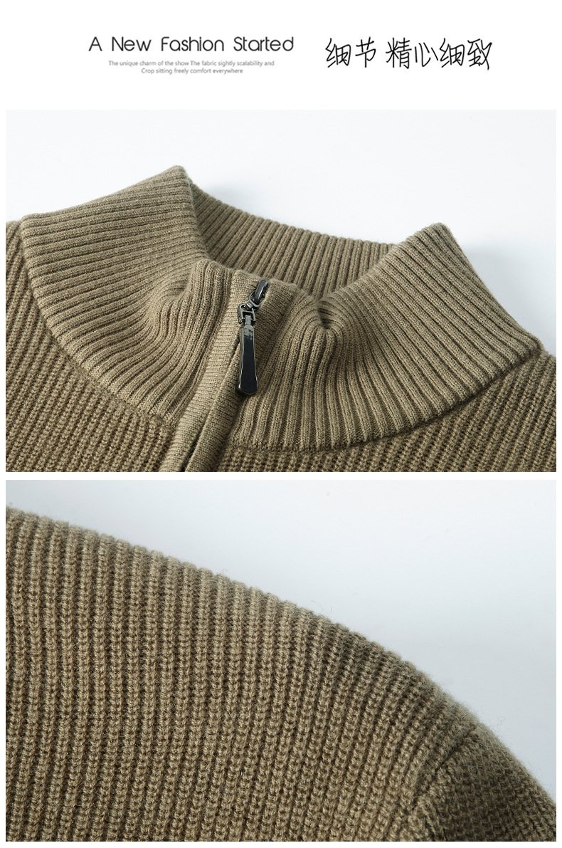 Мужской свитер из 100% шерсти оптом