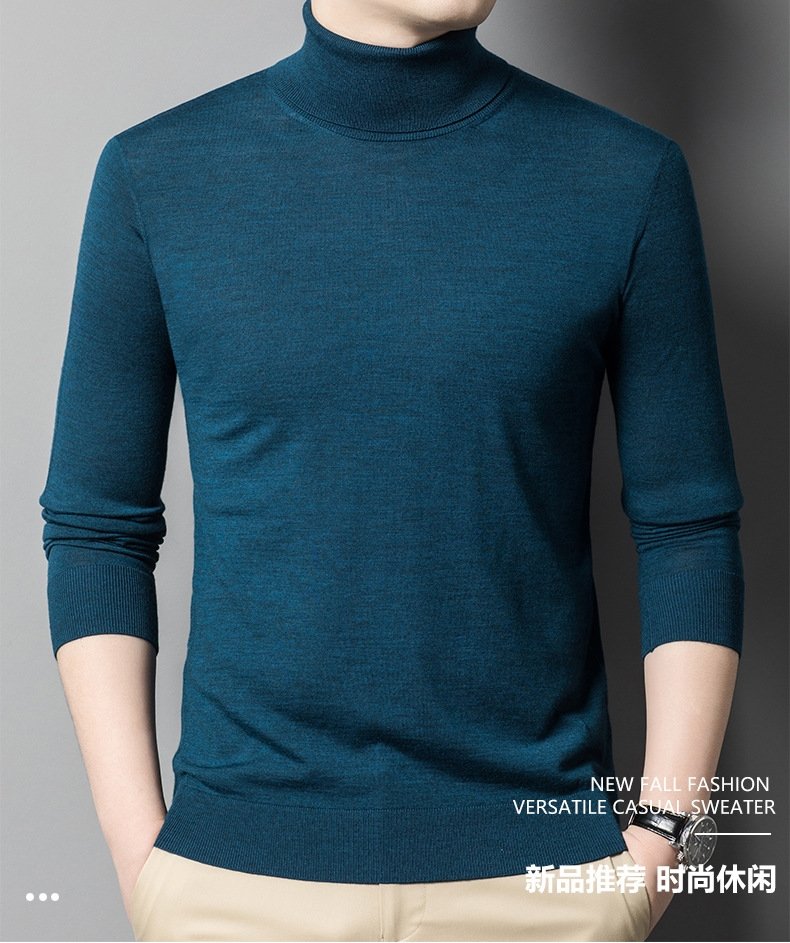 Мужской свитер из тонкой шерсти оптом