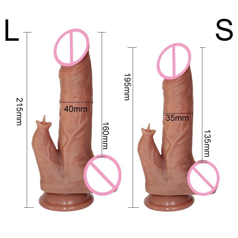 Вибратор с подогревом и реалистичным дизайном оптом