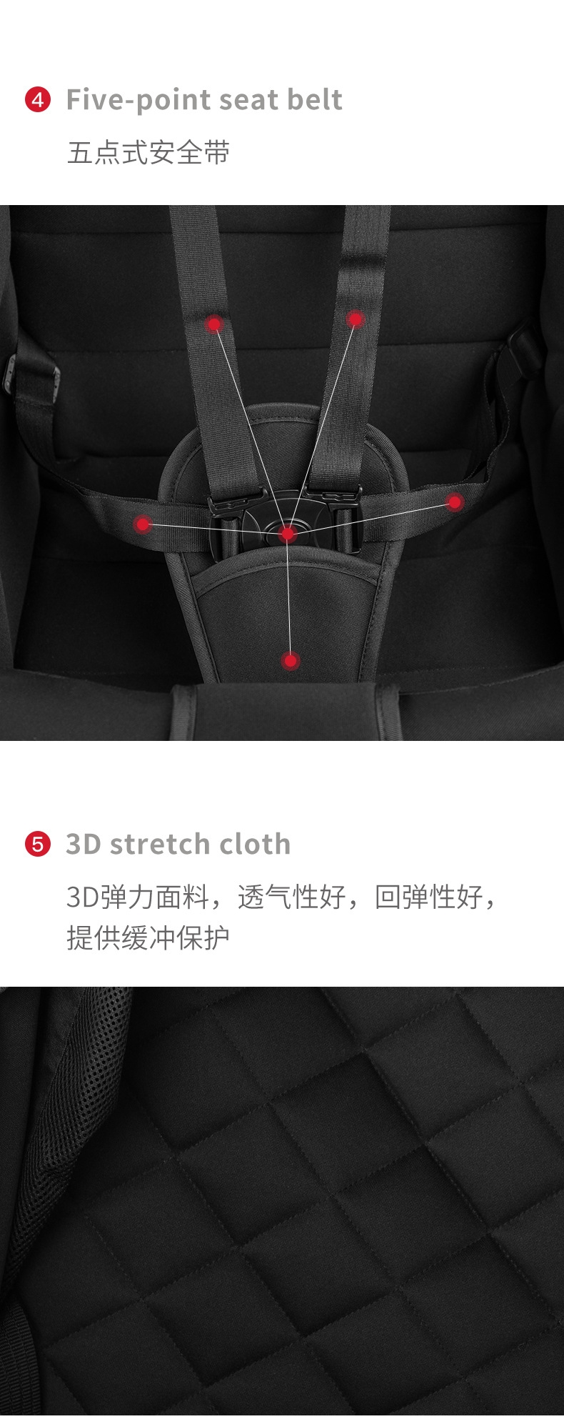 Двойная детская коляска SeeBaby T22 оптом из Китая