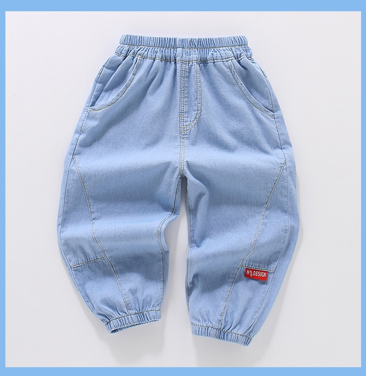 Детские джинсовые брюки с защитой от комаров оптом из Китая