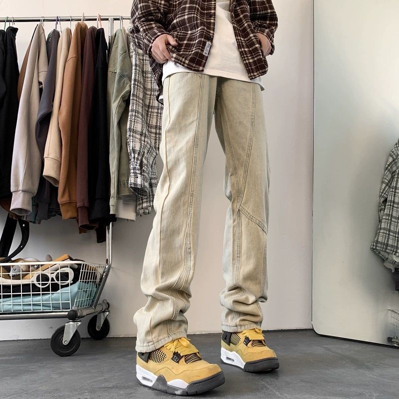 Мужские джинсы в стиле ретро vibe оптом из Китая