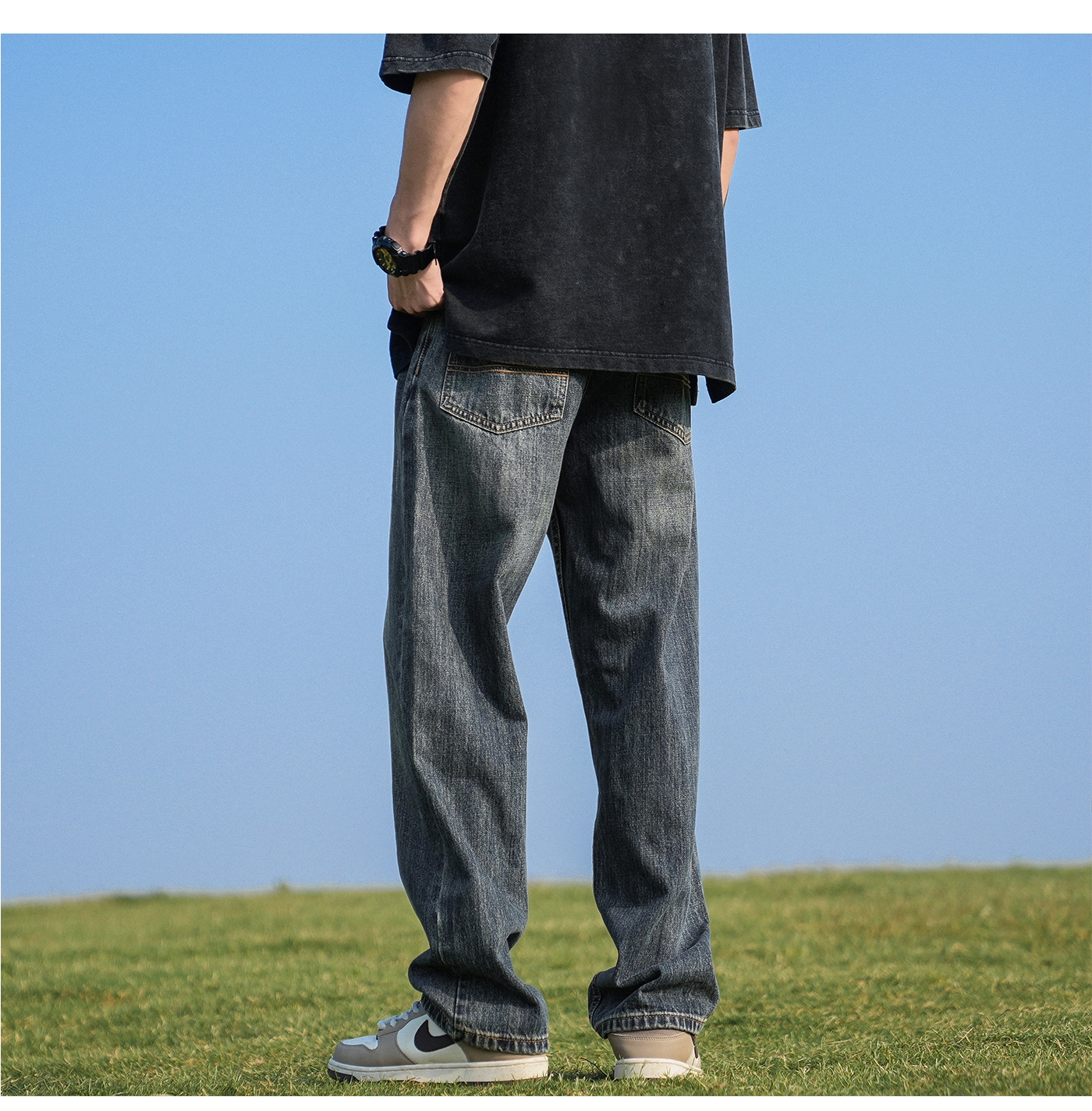 Мужские джинсы в стиле Гонконга оптом из Китая