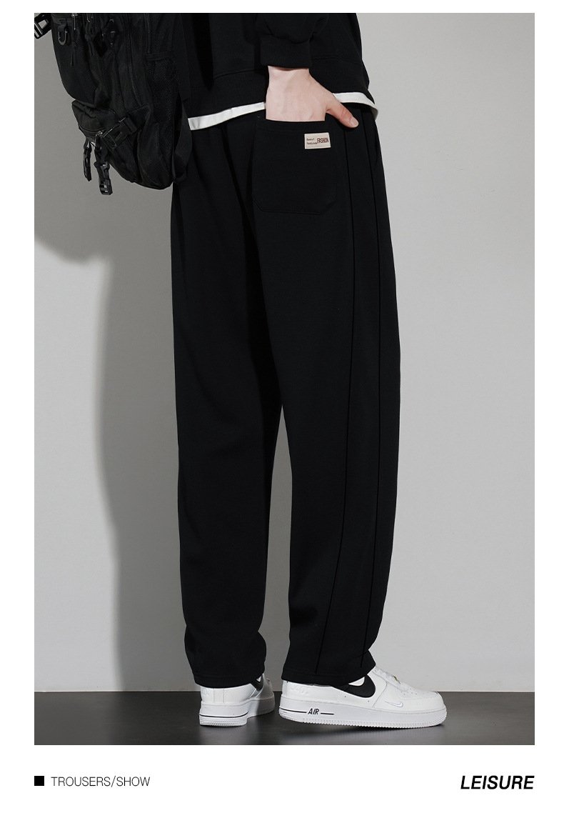 Мужские длинные брюки с прямыми штанинами оптом из Китая