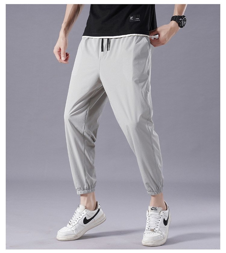 Мужские летние брюки из легкого льняного материала оптом из Китая