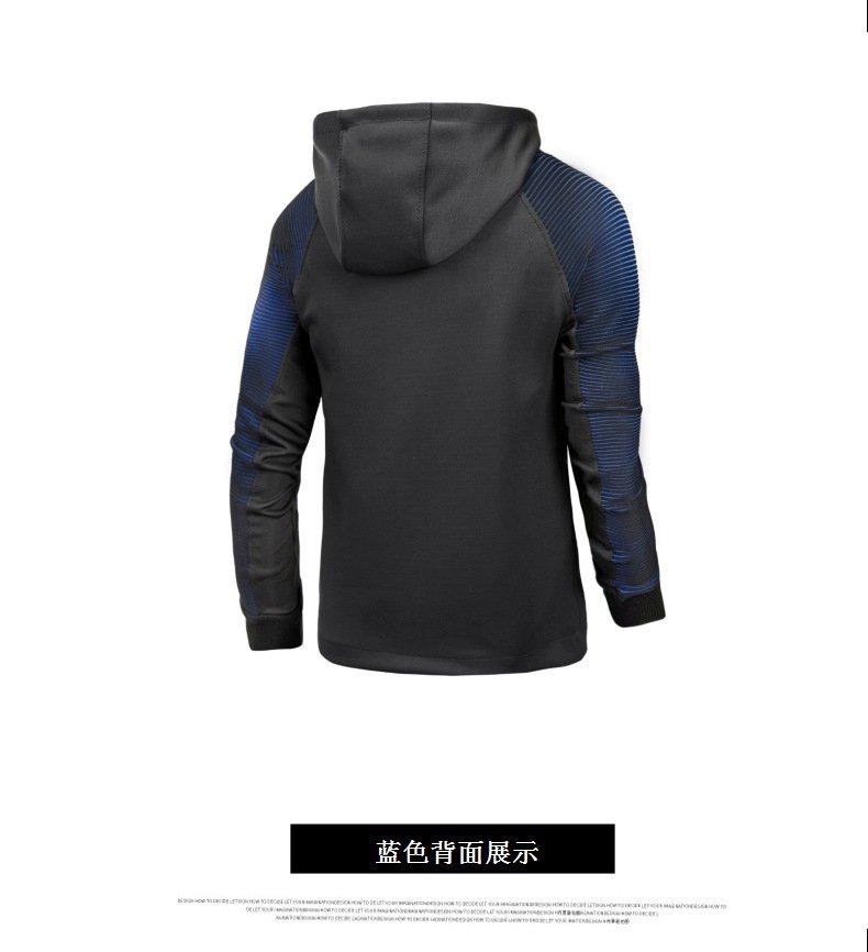 Мужская куртка с капюшоном и градиентным цветом оптом из Китая