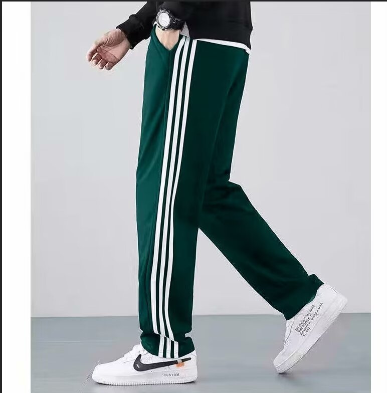 Мужские спортивные брюки с прямыми брючинами оптом из Китая