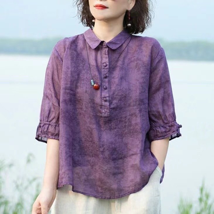 Женская футболка с вышивкой и средним рукавом оптом