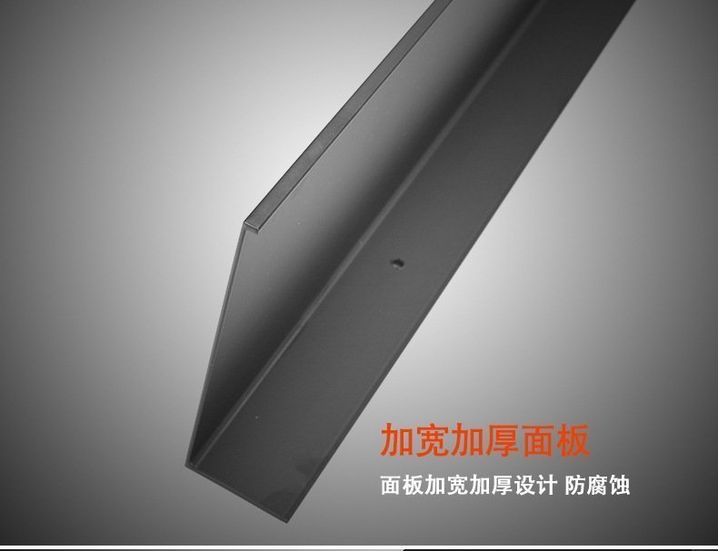 Полка для ванной комнаты из черного матового алюминия 30/40/50/60см оптом