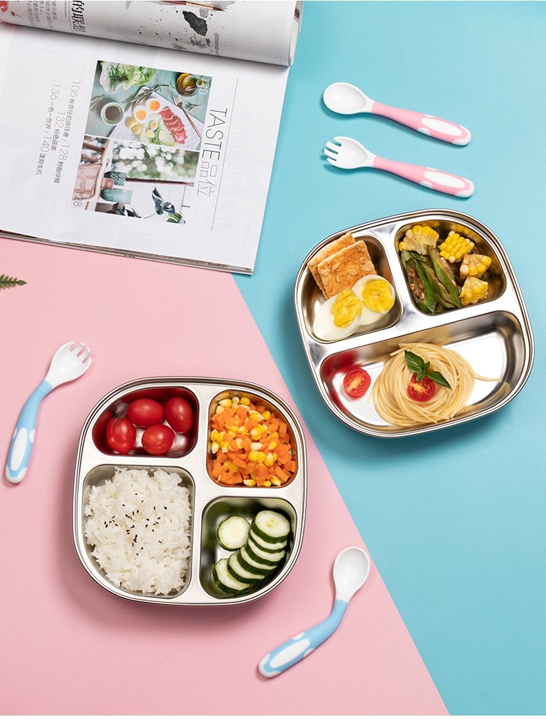 Детская посуда из нержавеющей стали оптом