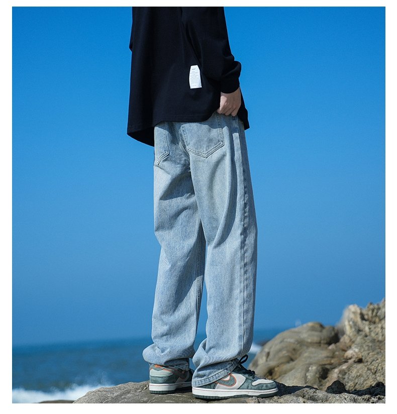 Мужские джинсы в стиле хайстрит 2024 оптом из Китая