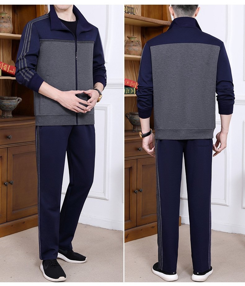 Мужской спортивный костюм для среднего возраста оптом из Китая