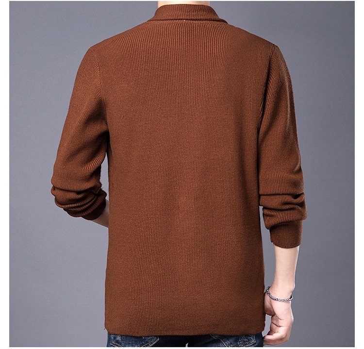 Мужской тонкий вязаный кардиган оптом