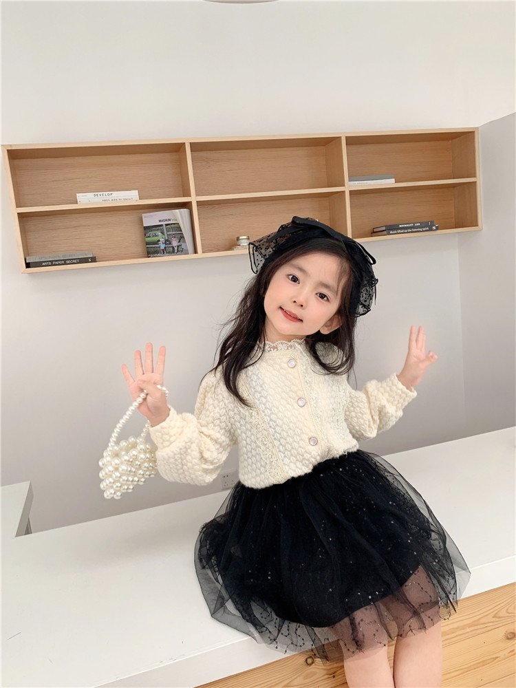 Детская блузка с цветочным краем оптом из Китая