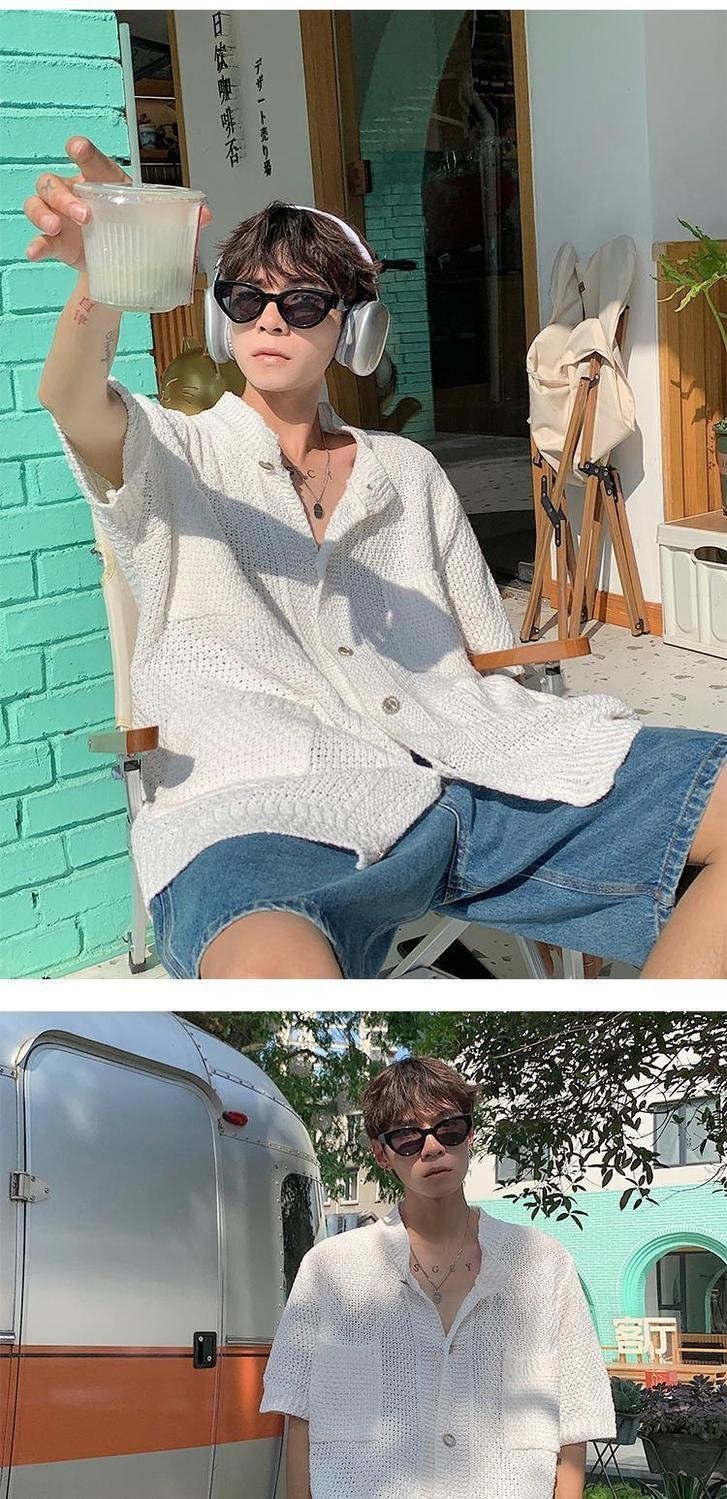 Мужская вязаная кардиган оптом