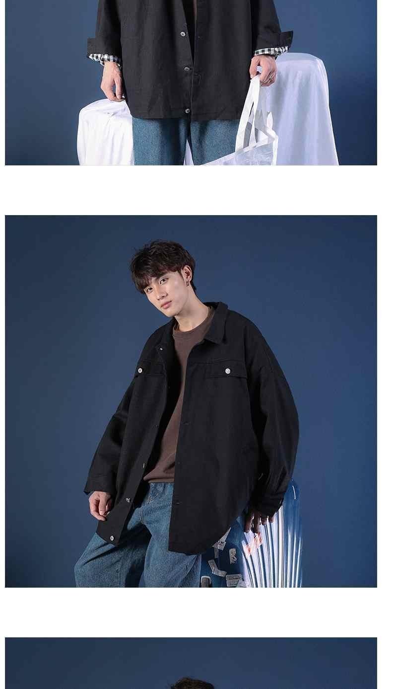 Весенне-осенняя мужская куртка в стиле ретро с крупным рисунком оптом из Китая