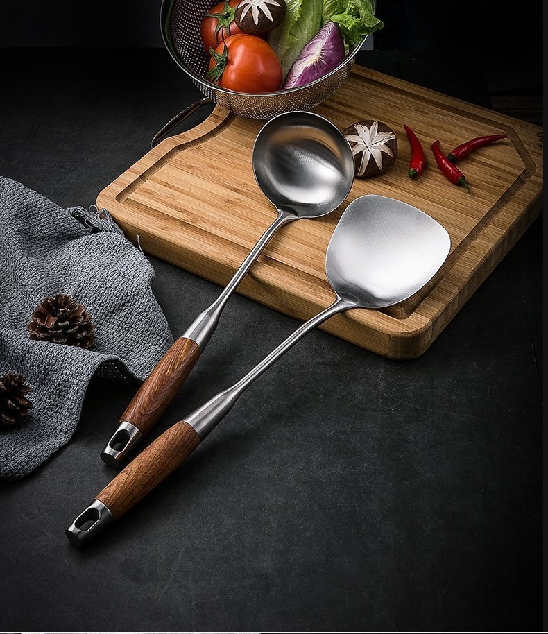 Набор кухонных лопаток и ложек из нержавеющей стали оптом