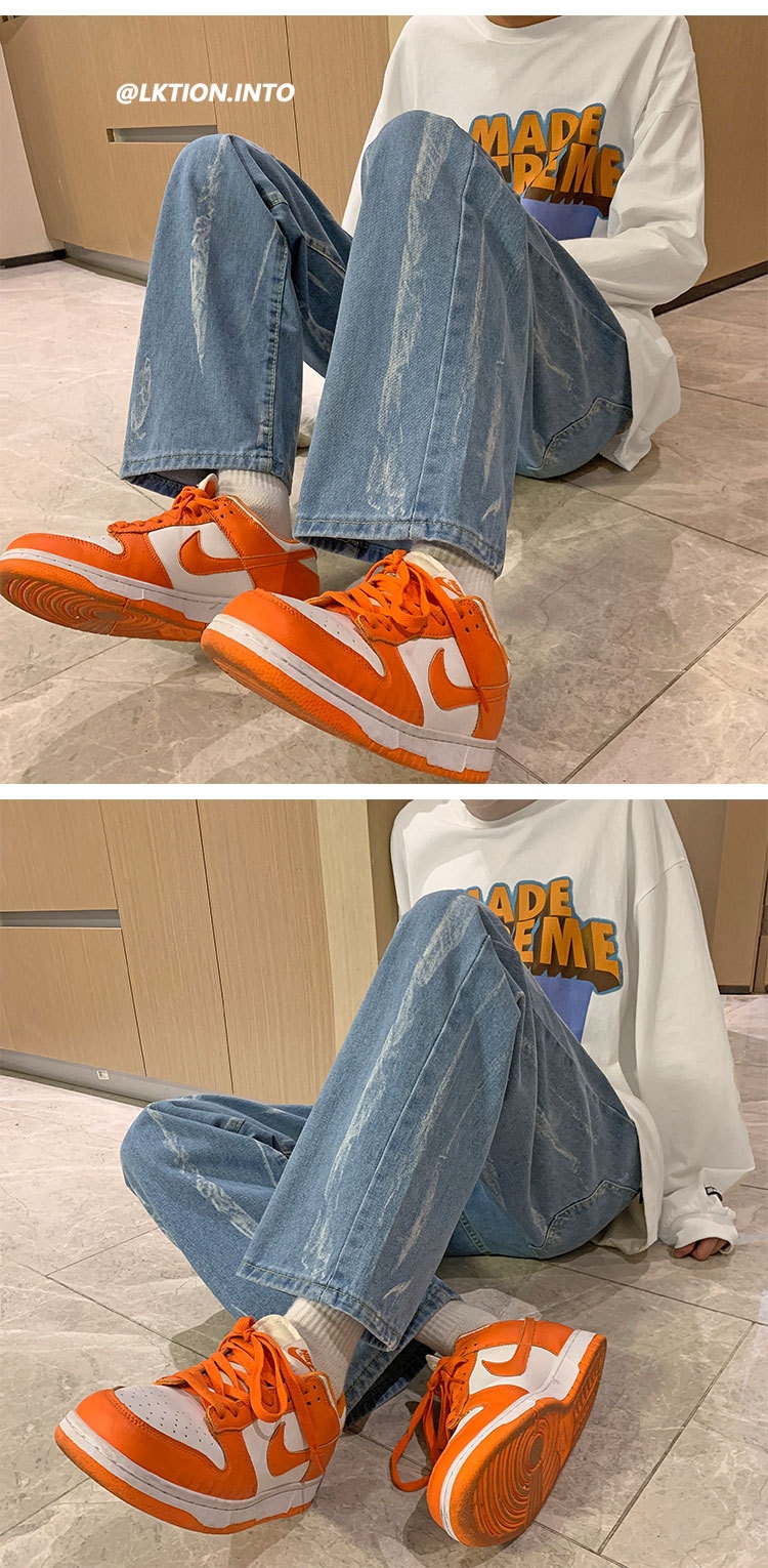 Новые мужские джинсы в стиле Гонконг весна-осень оптом из Китая