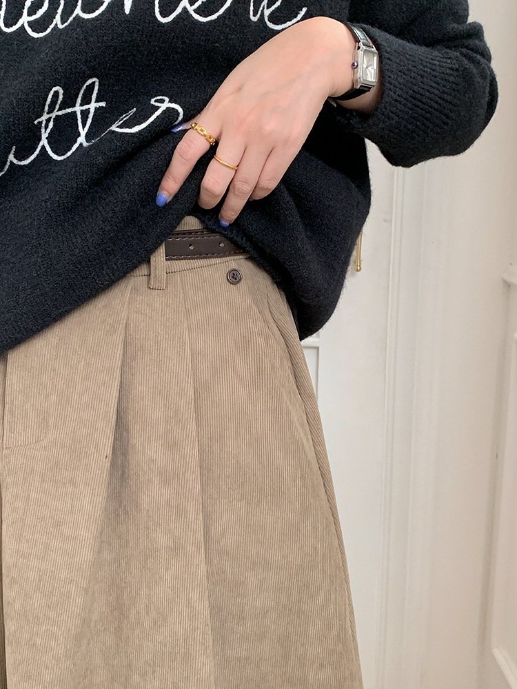 Женская длинная юбка с высокой талией и резинкой оптом из Китая