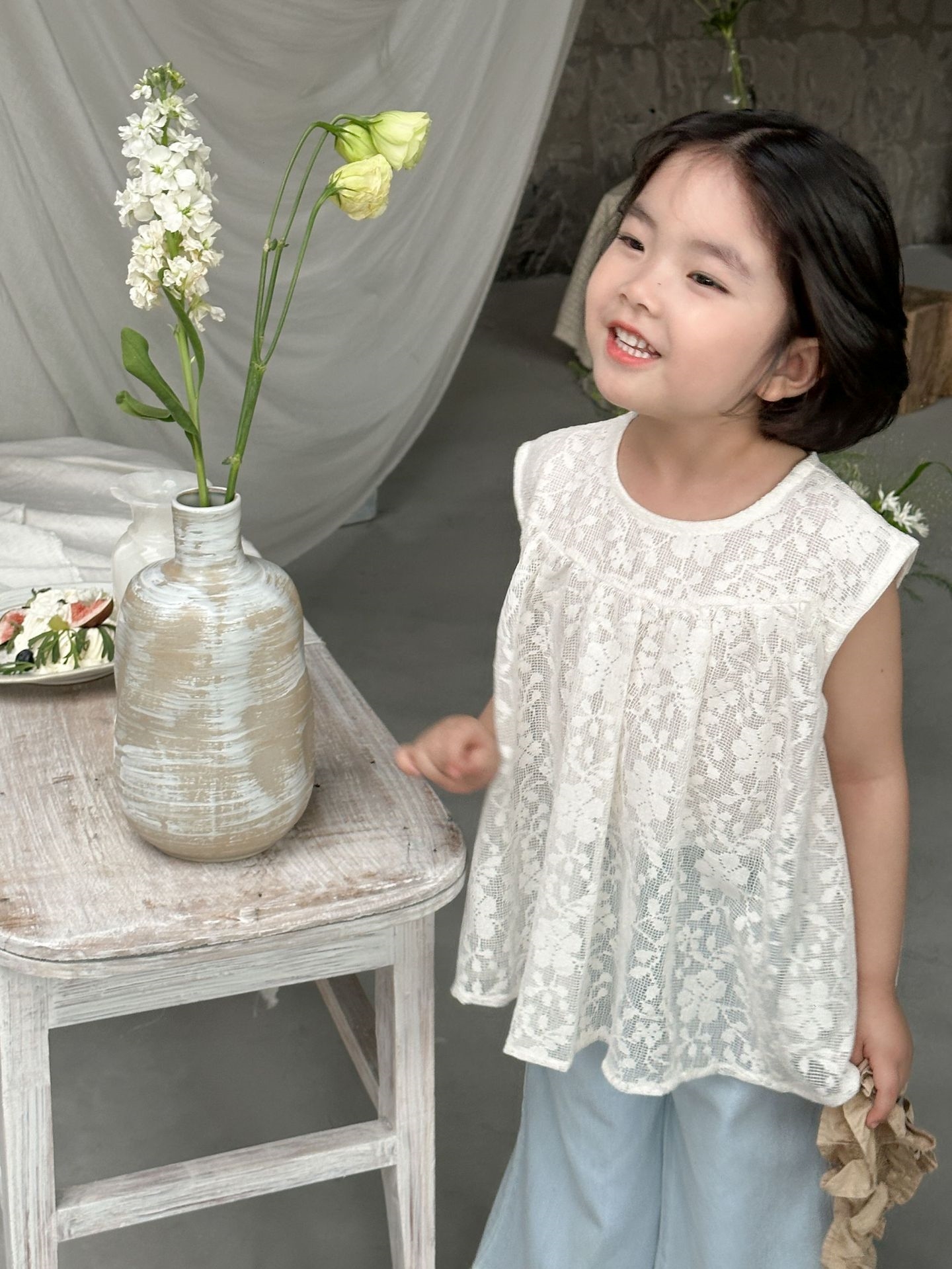 Детские джинсовые леггинсы 2024 лето оптом из Китая