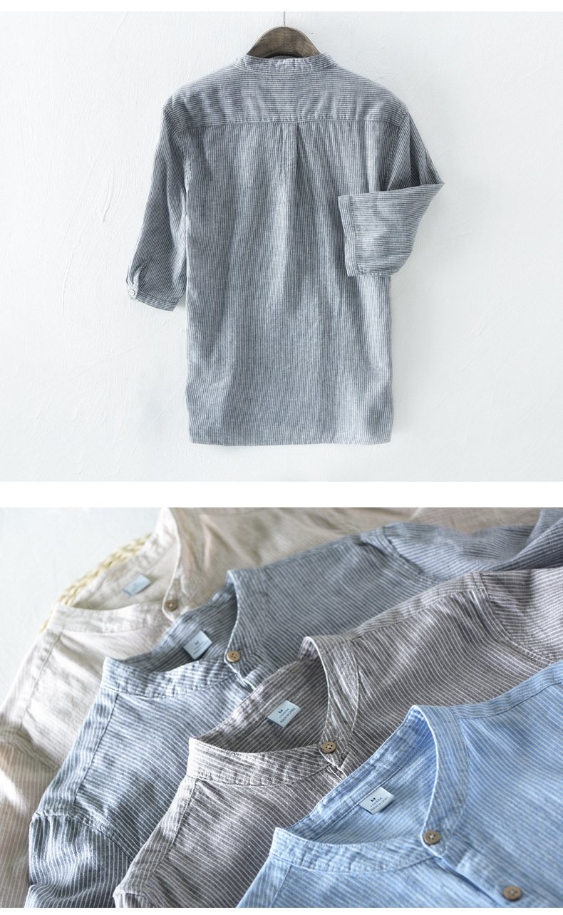 Летняя мужская хлопковая футболка с полосатым рукавом оптом