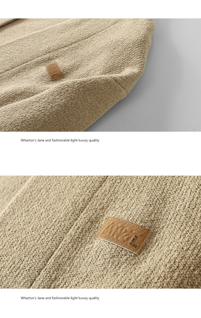 Мужская кардиган-жакет с отложным воротником оптом