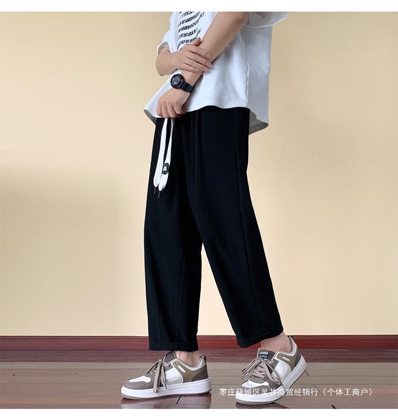 Мужские джинсы 2023 новой моды джинсы в стиле кэжуал с девятью дюймовыми брюками для мужчин оптом из Китая