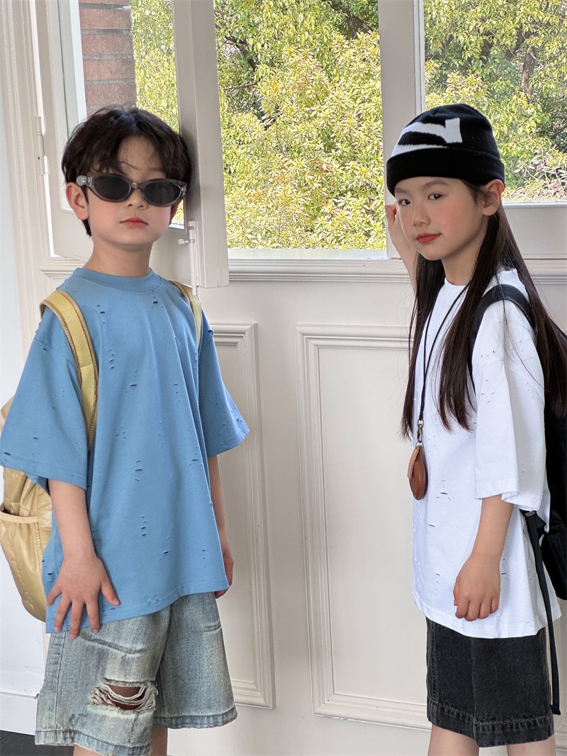 Детские джинсы в стиле ретро оптом из Китая