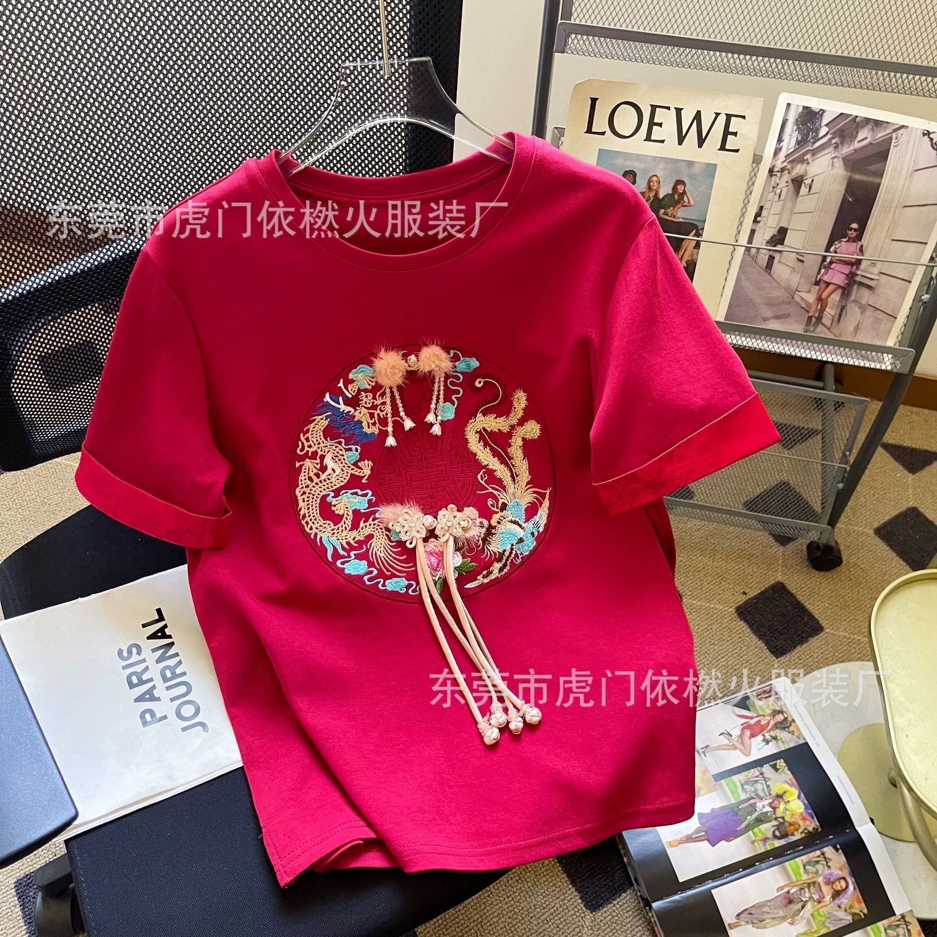 Футболка с коротким рукавом из 100% хлопка 2023 летней коллекции оптом