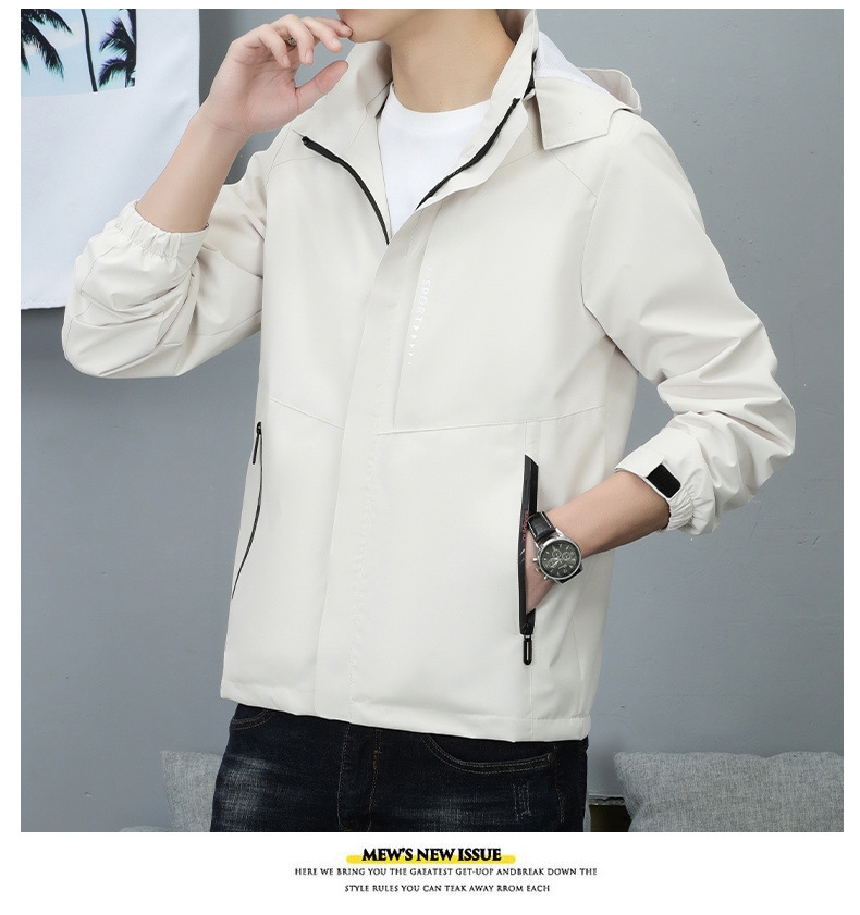 Мужская куртка с защитой от ветра и воды оптом из Китая