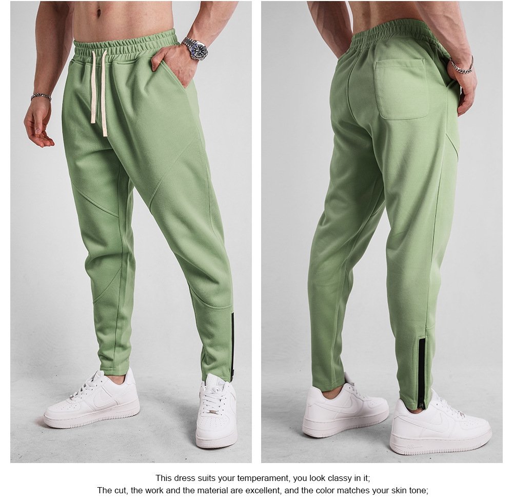 Мужские спортивные брюки с завышенной талией оптом из Китая