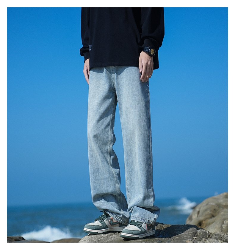 Мужские джинсы в стиле хайстрит 2024 оптом из Китая