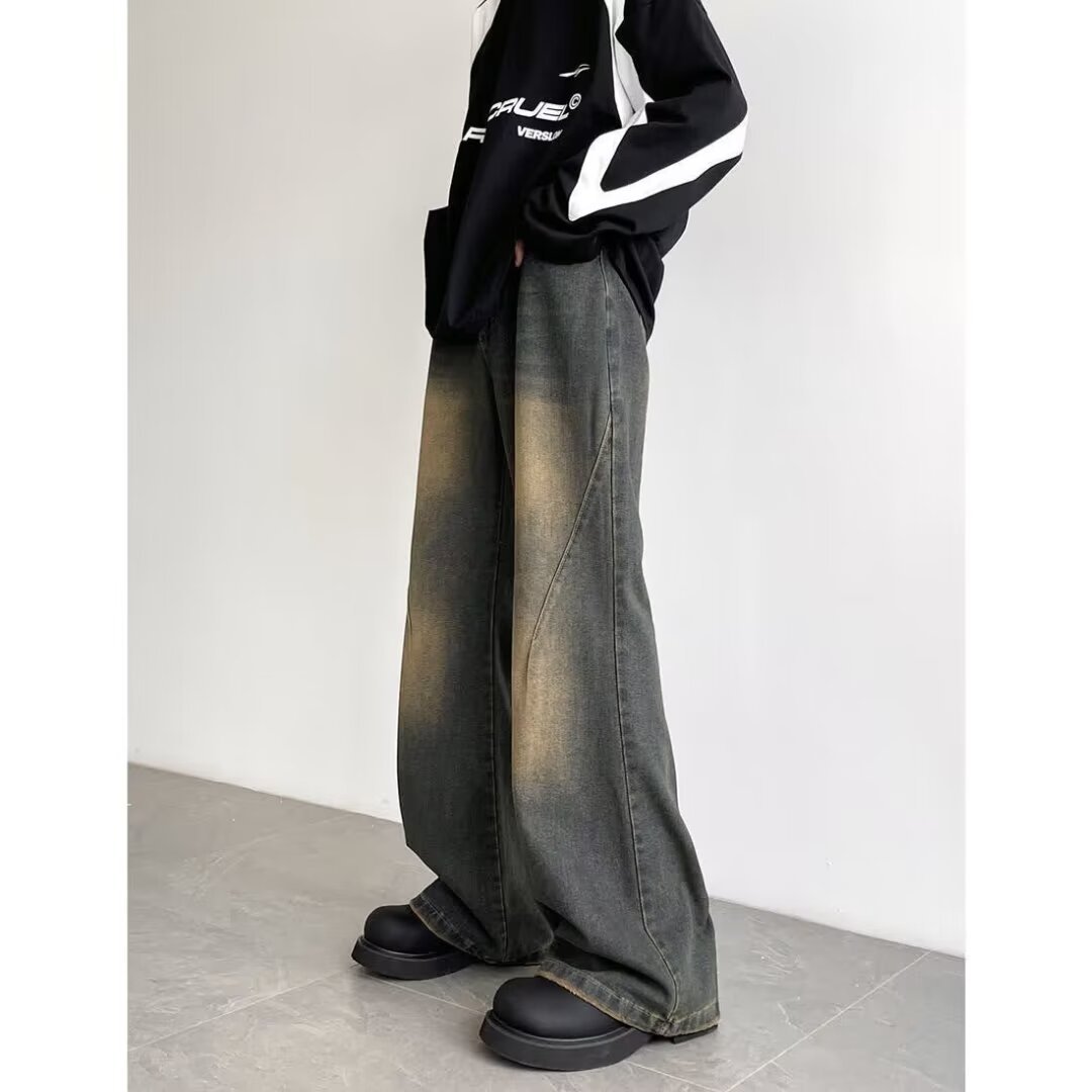 Мужские джинсы в стиле ретро оптом из Китая