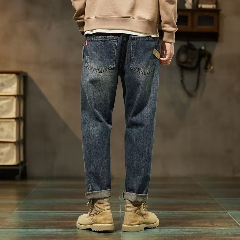 Высококачественные мужские джинсы весна-осень 2024 оптом из Китая