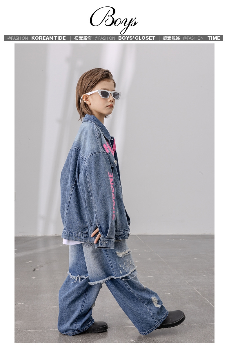 Детские джинсы Betsy 2024 весна оптом из Китая