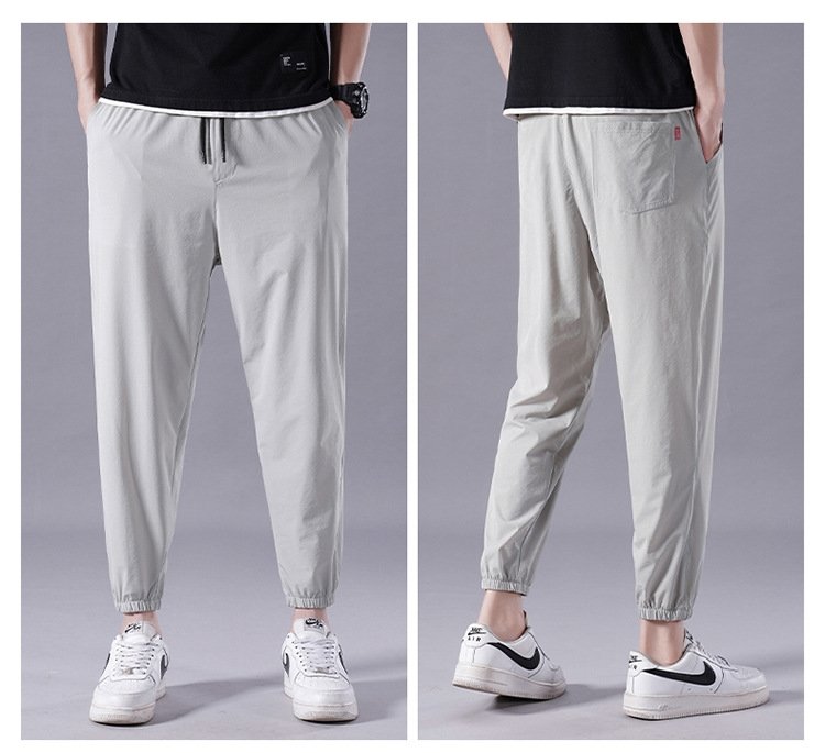 Мужские летние брюки из легкого льняного материала оптом из Китая