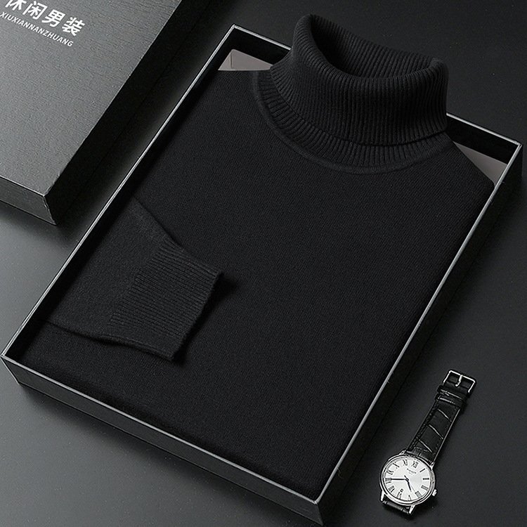 Мужской свитер с высоким воротником оптом