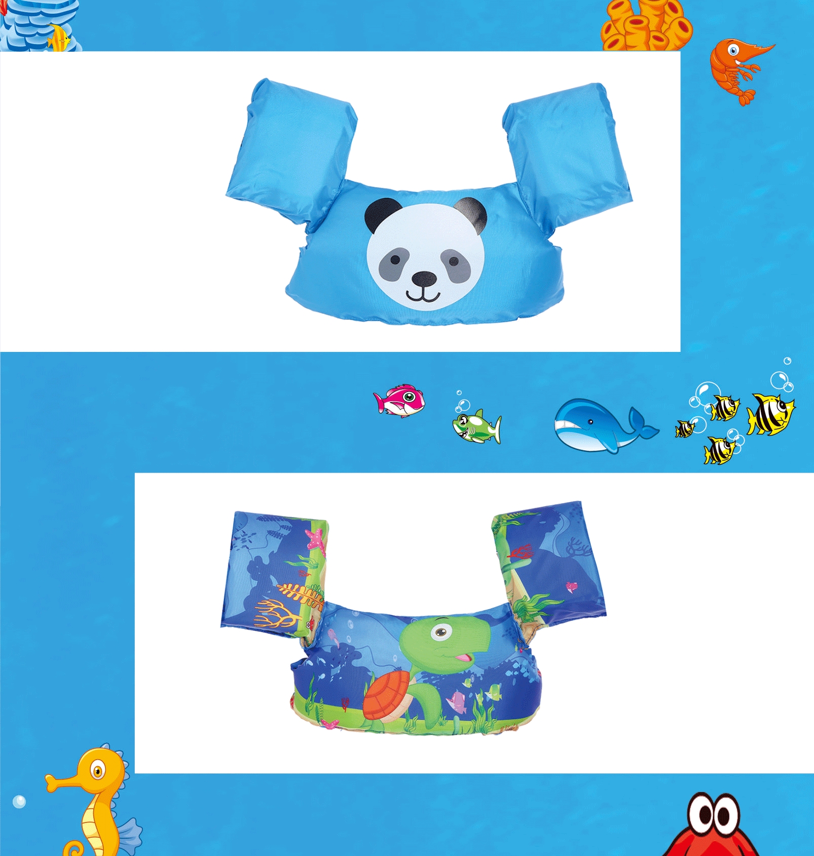 Детский спасательный жилет с пенопластовыми рукавами оптом