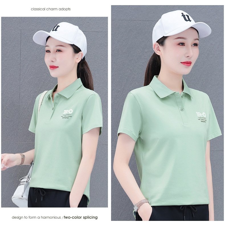 Поло с коротким рукавом для женщин оптом