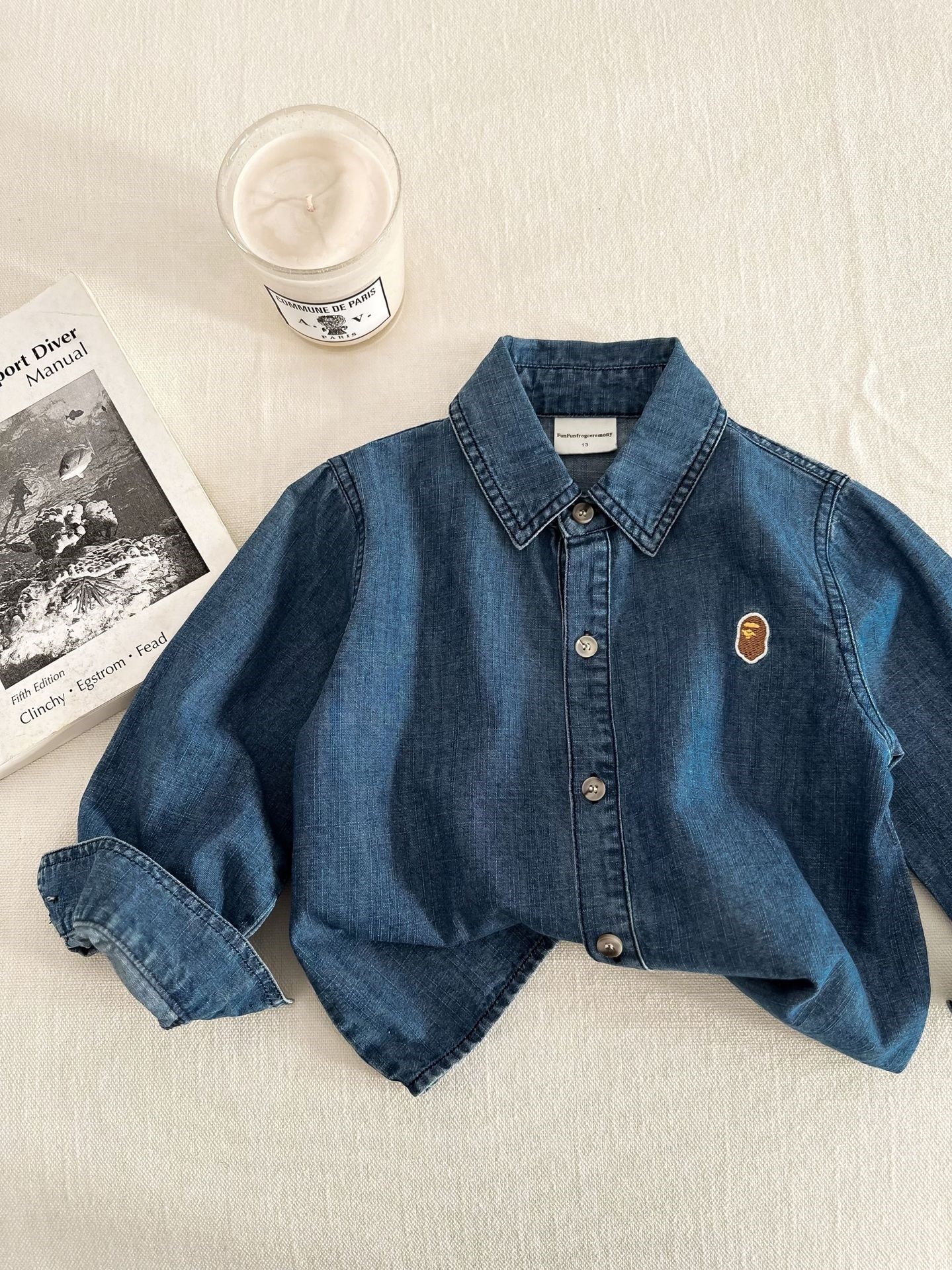 Детская рубашка весна 2024 оптом из Китая