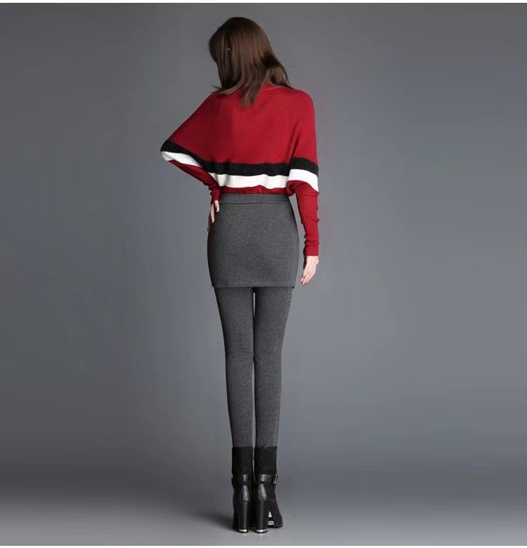 Женская зимняя юбка-платье с утеплением оптом из Китая